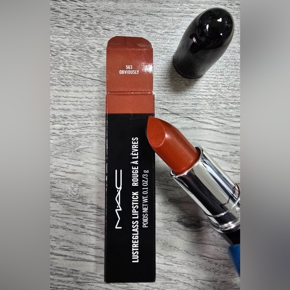BNIB MAC Cosmetics Lustreglass Lipstick - Obviously - Picture 3 of 8
